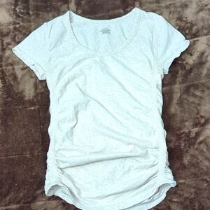 Athleta Light Tan Short Sleeve Tee